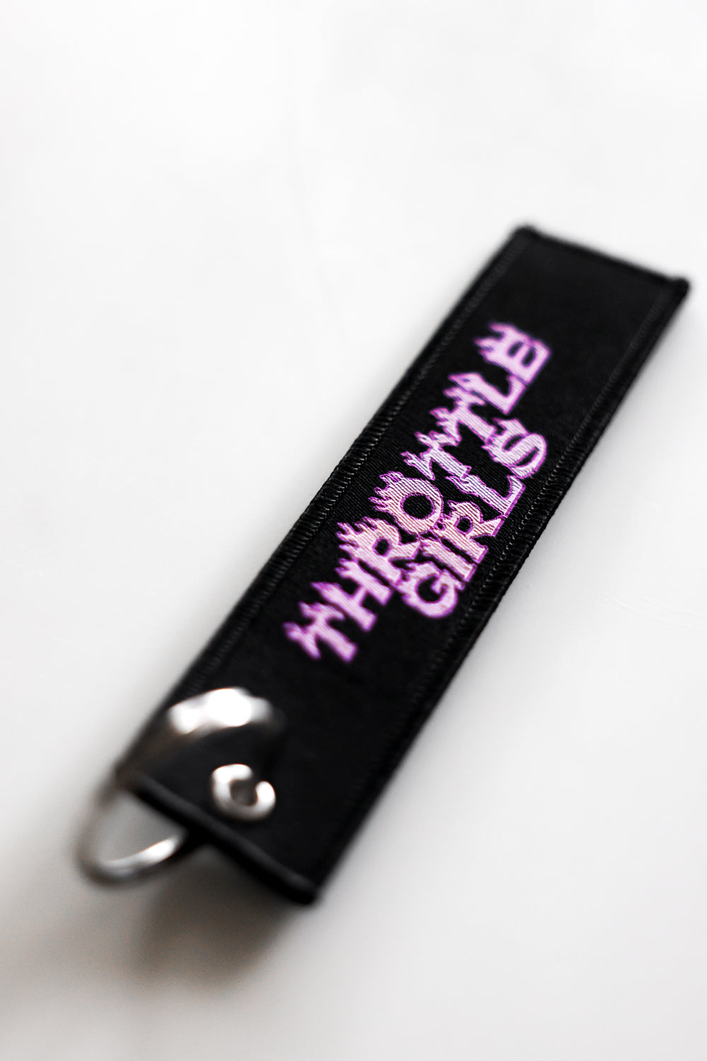 THROTTLE GIRLS FLAME KEYRING