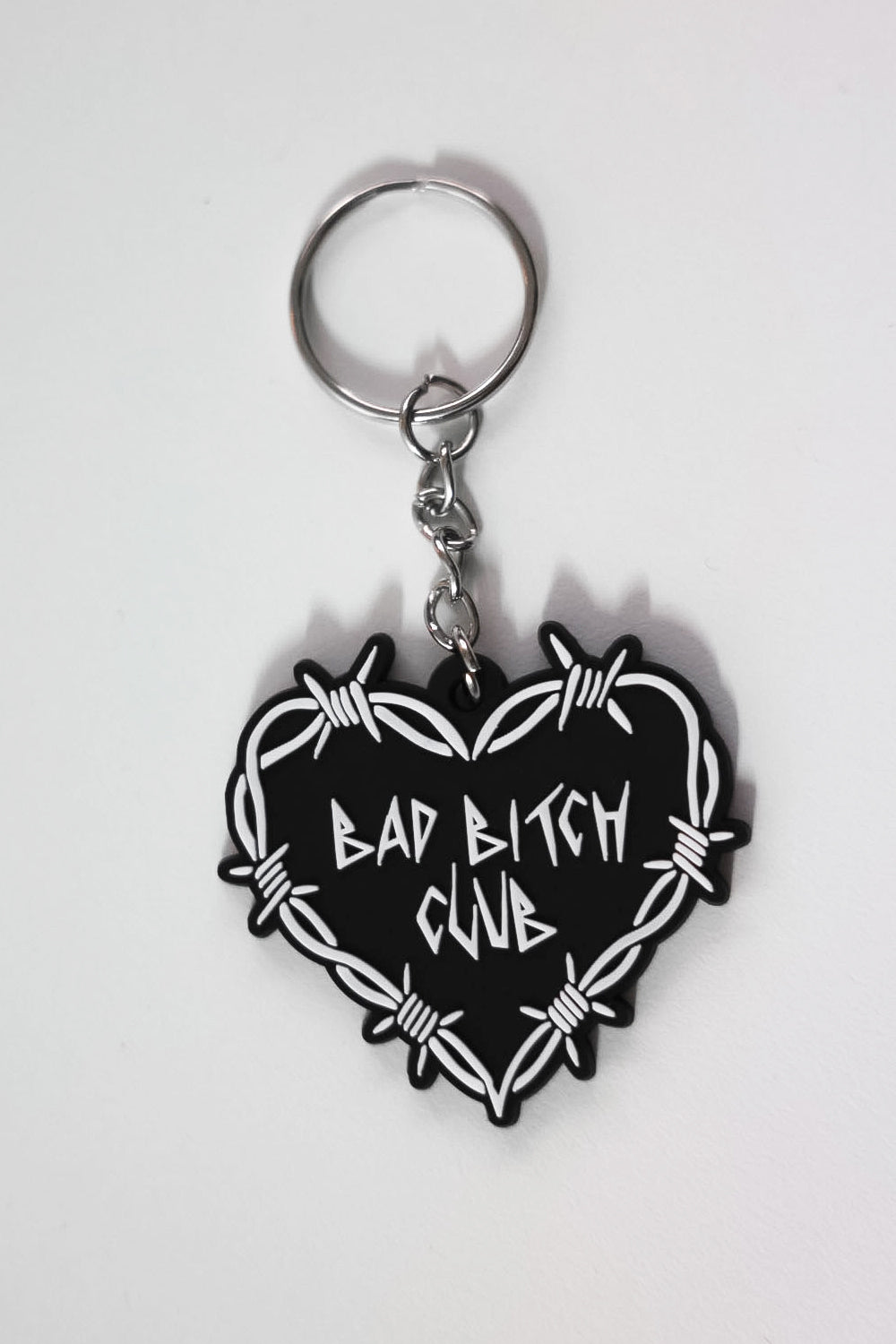 BAD BITCH CLUB KEYRING BLACK