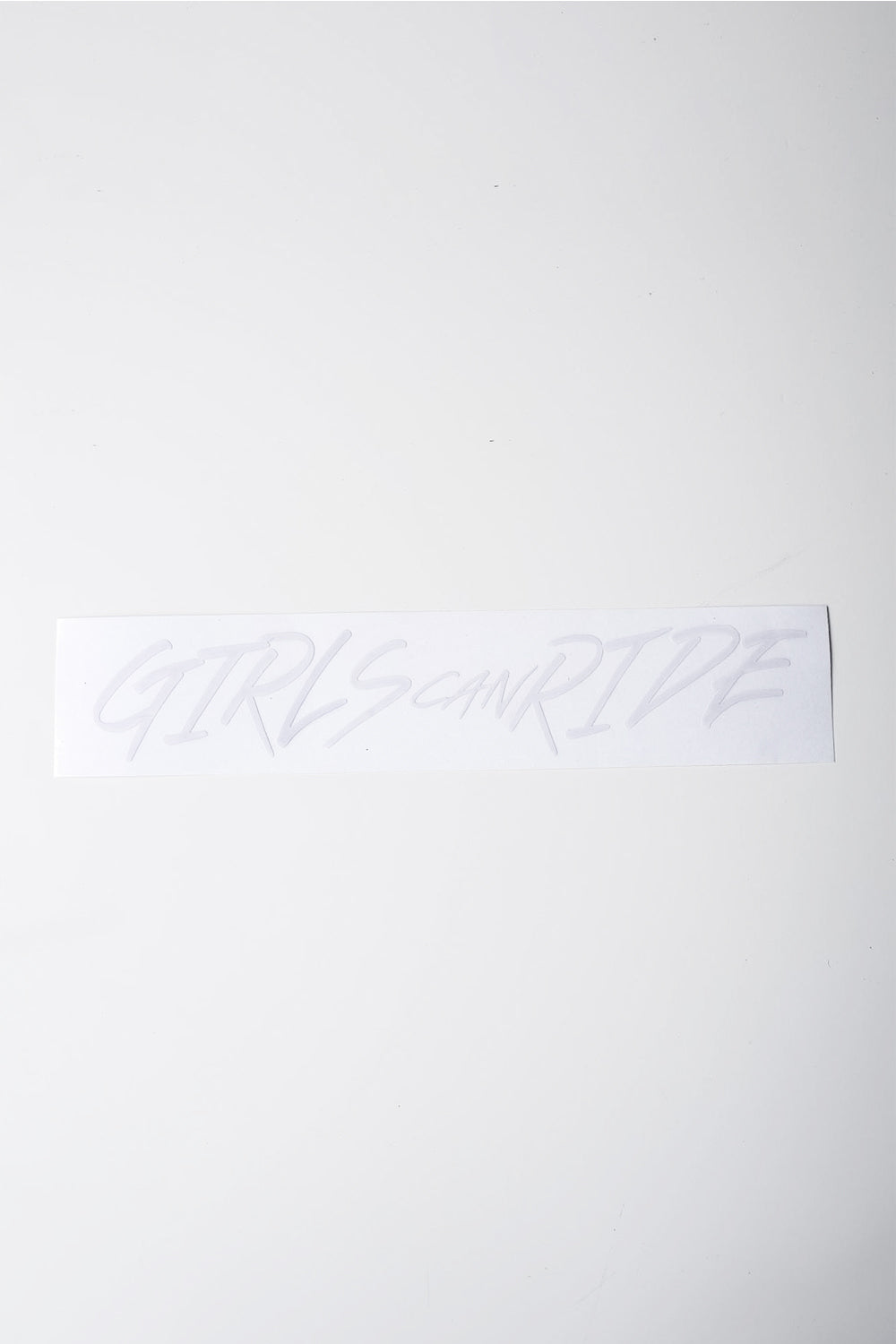 GIRLS CAN RIDE CUT OUT STICKER LARGE