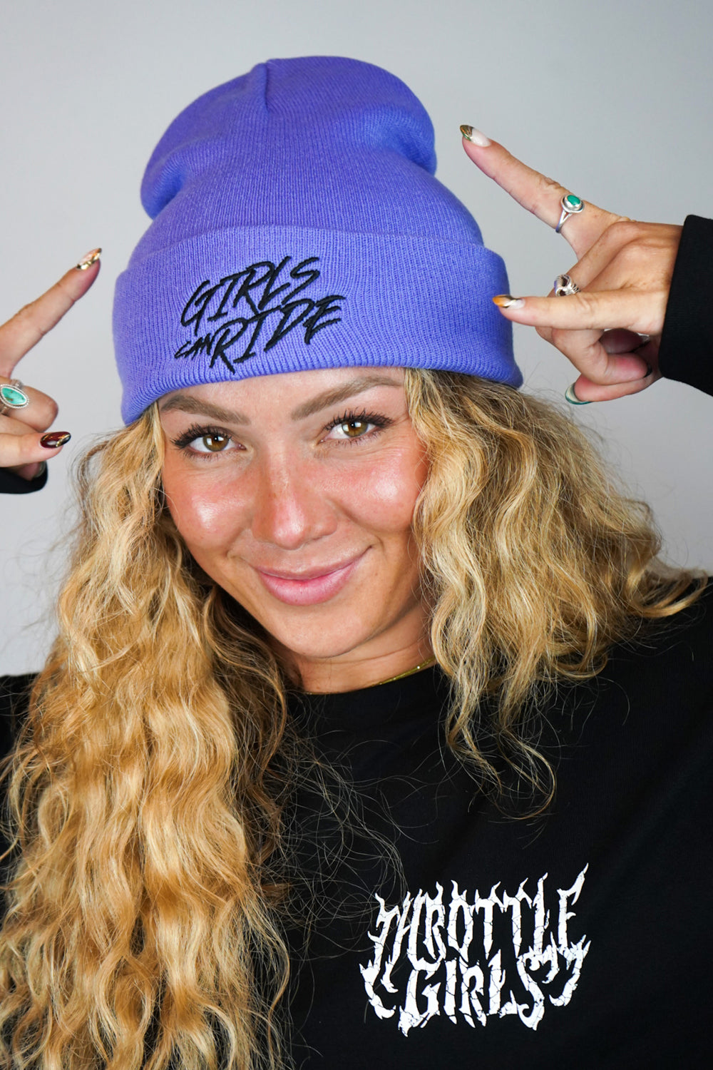 PURPLE GCR BEANIE