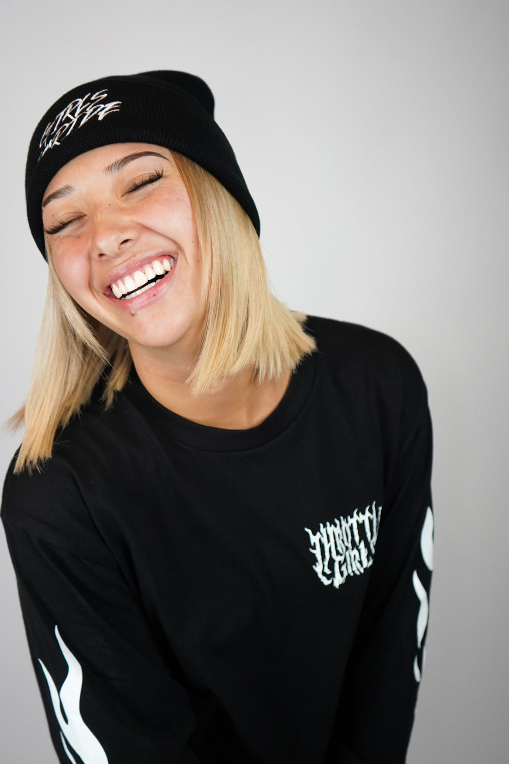 BLACK GCR BEANIE