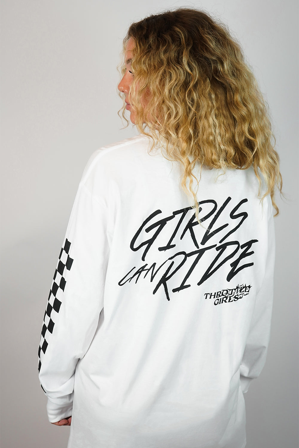 GCR CHECKERED LS TEE