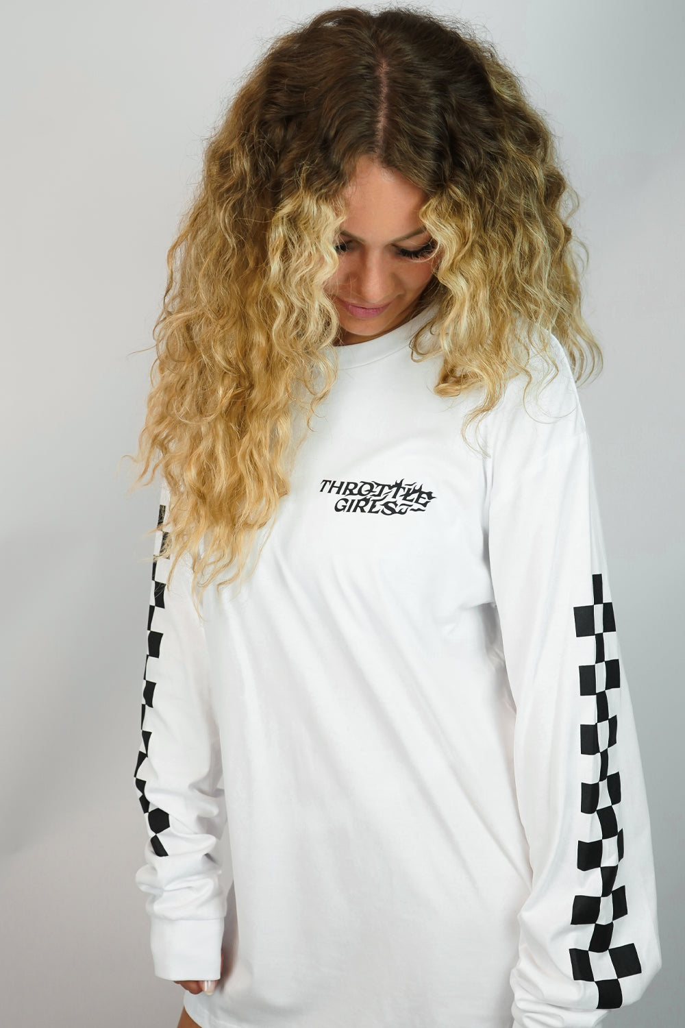 GCR CHECKERED LS TEE