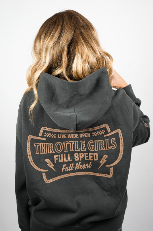 FULL SPEED HOODIE FADED BLACK