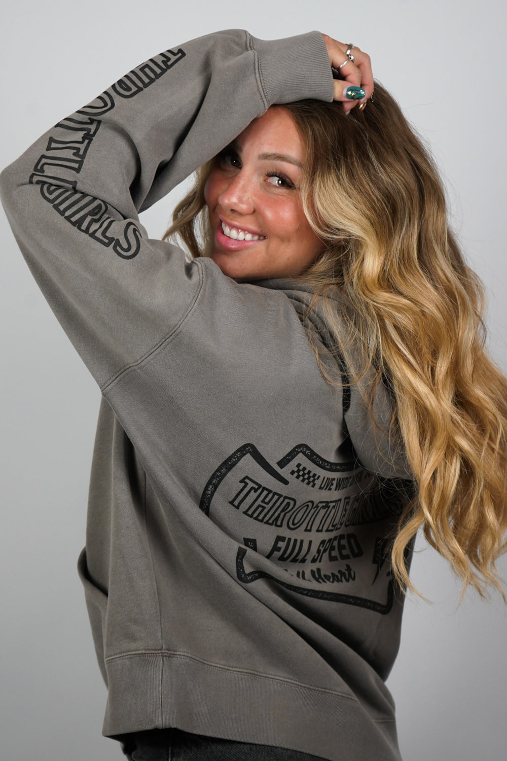 FULL SPEED HOODIE FADED GREY