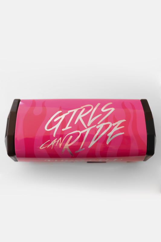 PINK GIRLS CAN RIDE BAR PAD