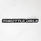 MINI THROTTLE GIRLS STICKER