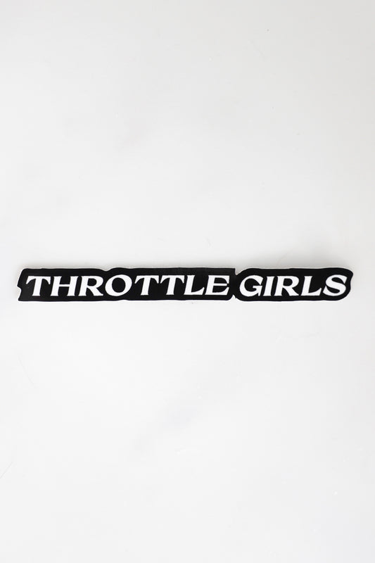 MINI THROTTLE GIRLS STICKER