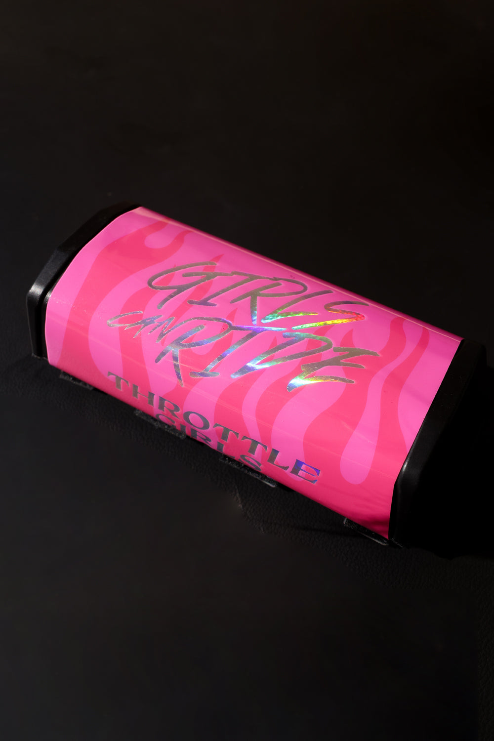 PINK GIRLS CAN RIDE BAR PAD