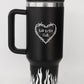 BURNOUT 1.2L DRINK BOTTLE BLACK