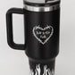 BURNOUT 1.2L DRINK BOTTLE BLACK