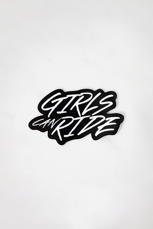 MEDIUM GIRLS CAN RIDE STICKER SLAPPERS