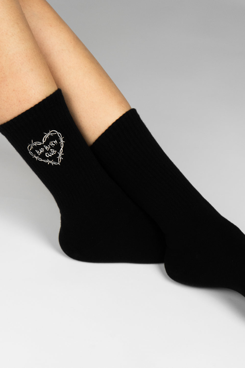 BAD BITCH CLUB SOCKS BLACK