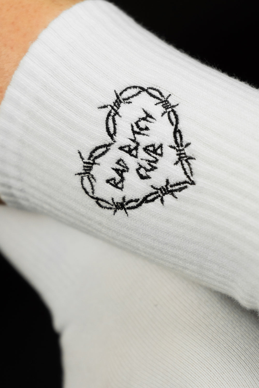 BAD BITCH CLUB SOCKS WHITE