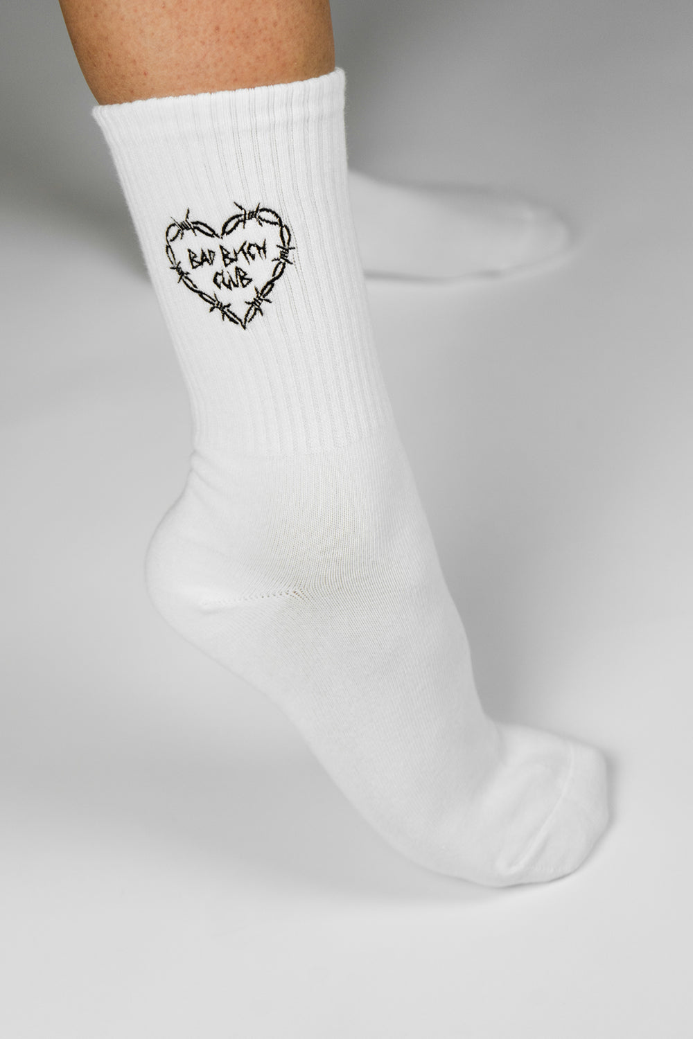 BAD BITCH CLUB SOCKS WHITE