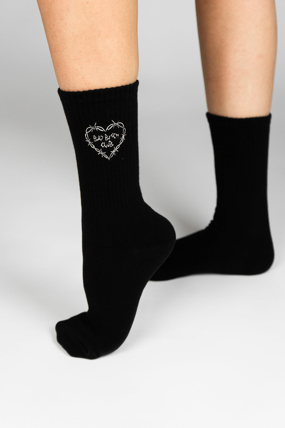 BAD BITCH CLUB SOCKS BLACK