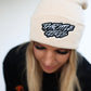 CREAM STAPLE BEANIE