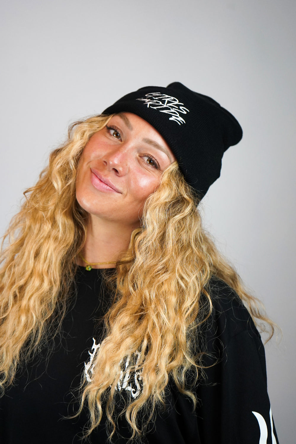 BLACK GCR BEANIE