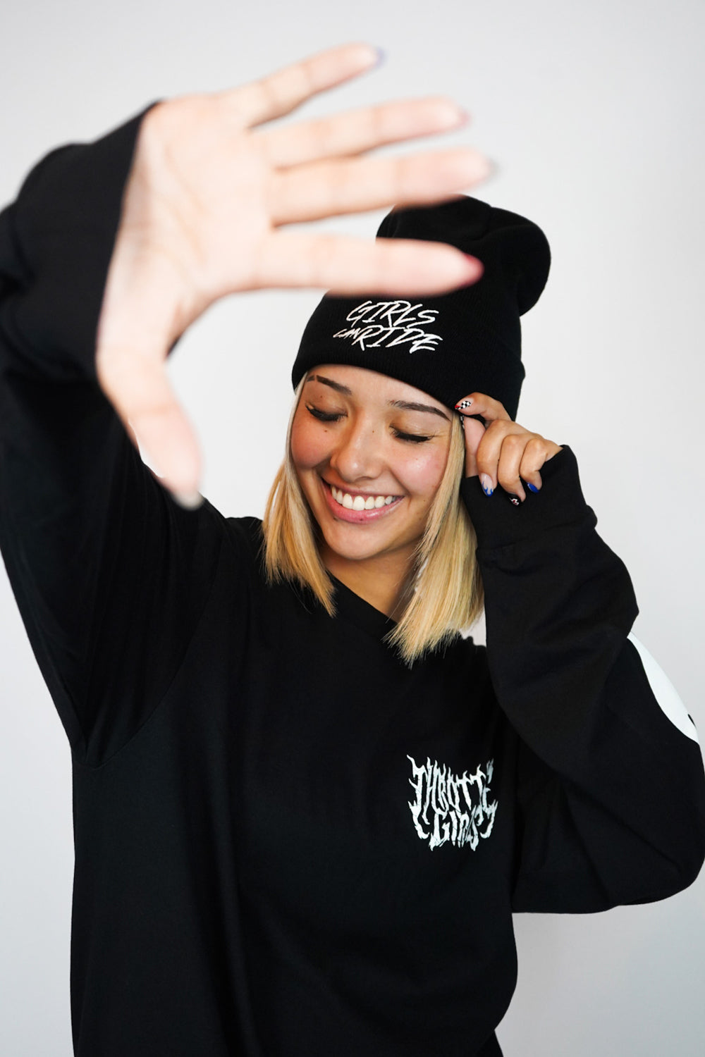 BLACK GCR BEANIE