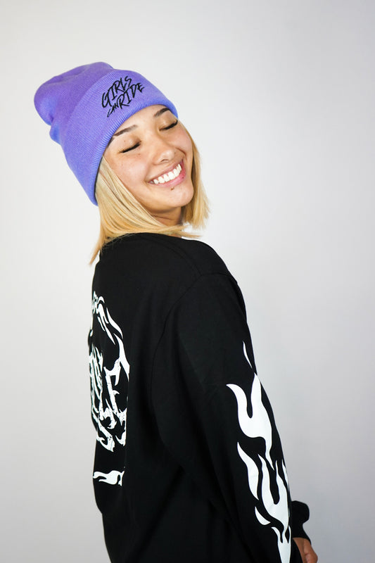 PURPLE GCR BEANIE