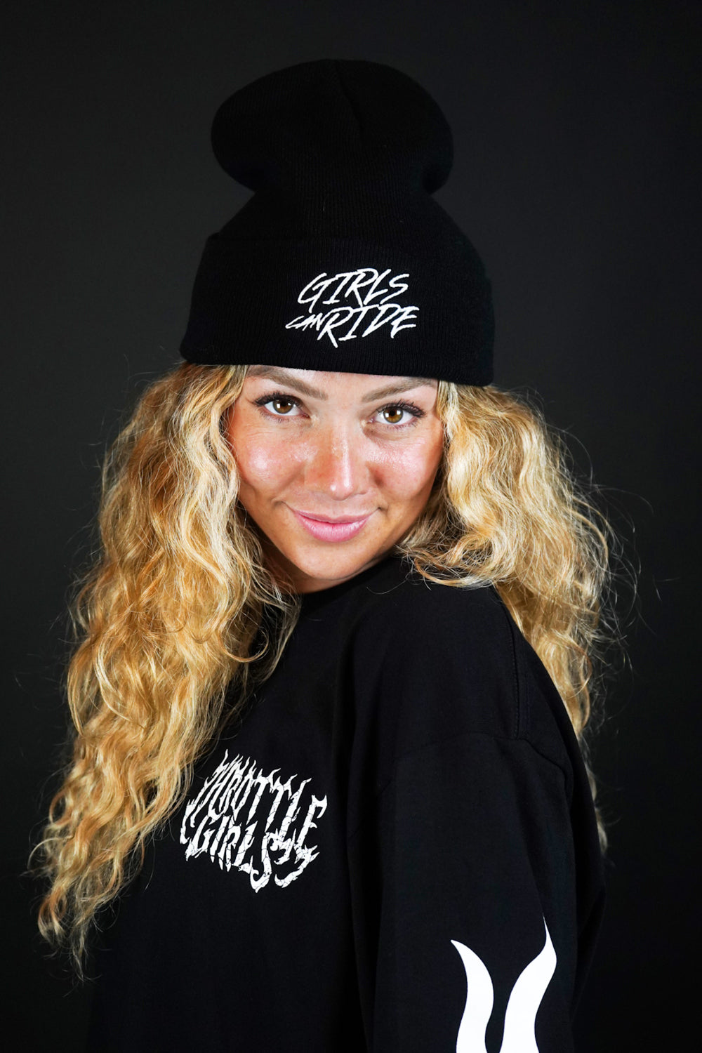 BLACK GCR BEANIE