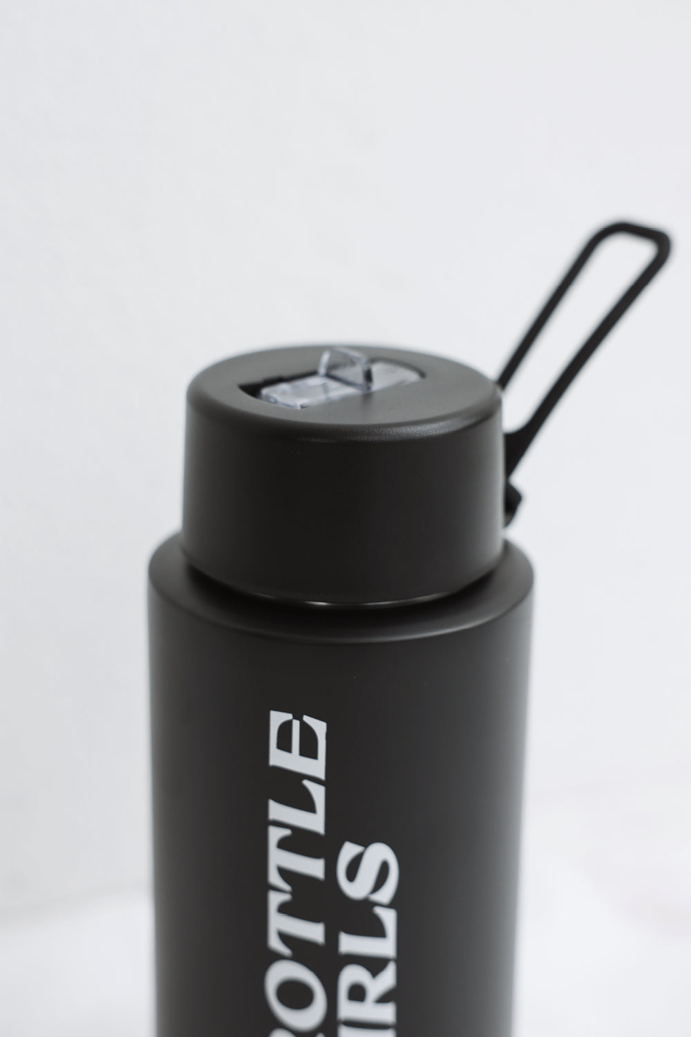 BLACK CERAMIC 1L DRINK BOTTLE