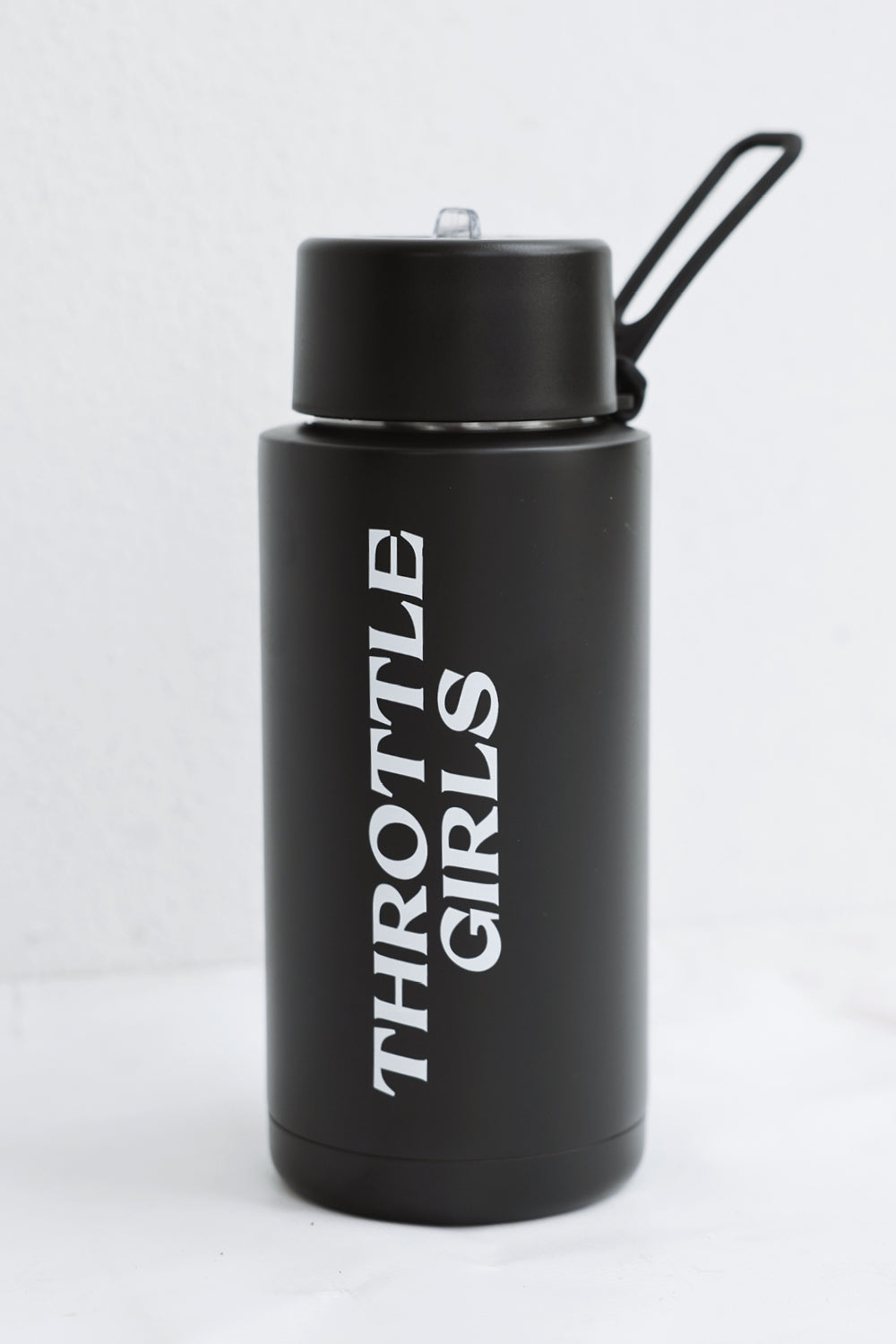 BLACK CERAMIC 1L DRINK BOTTLE