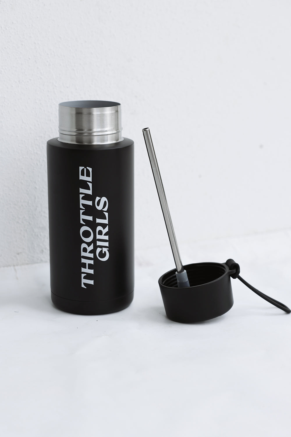 BLACK CERAMIC 1L DRINK BOTTLE