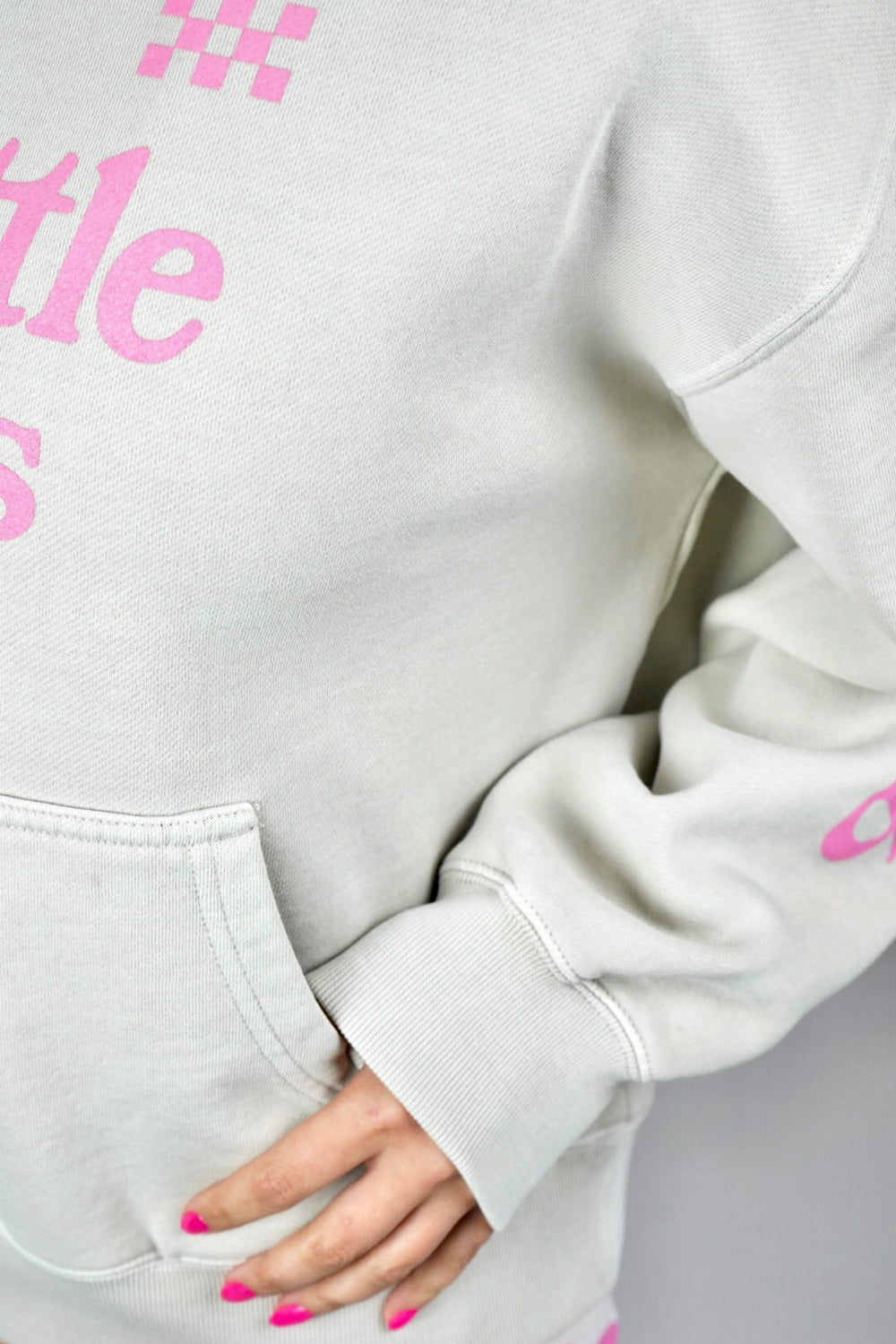 GIRL POWER HOODIE CREAM