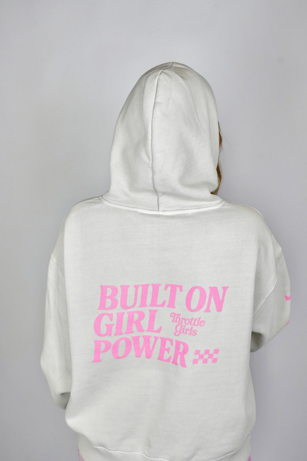 GIRL POWER HOODIE CREAM