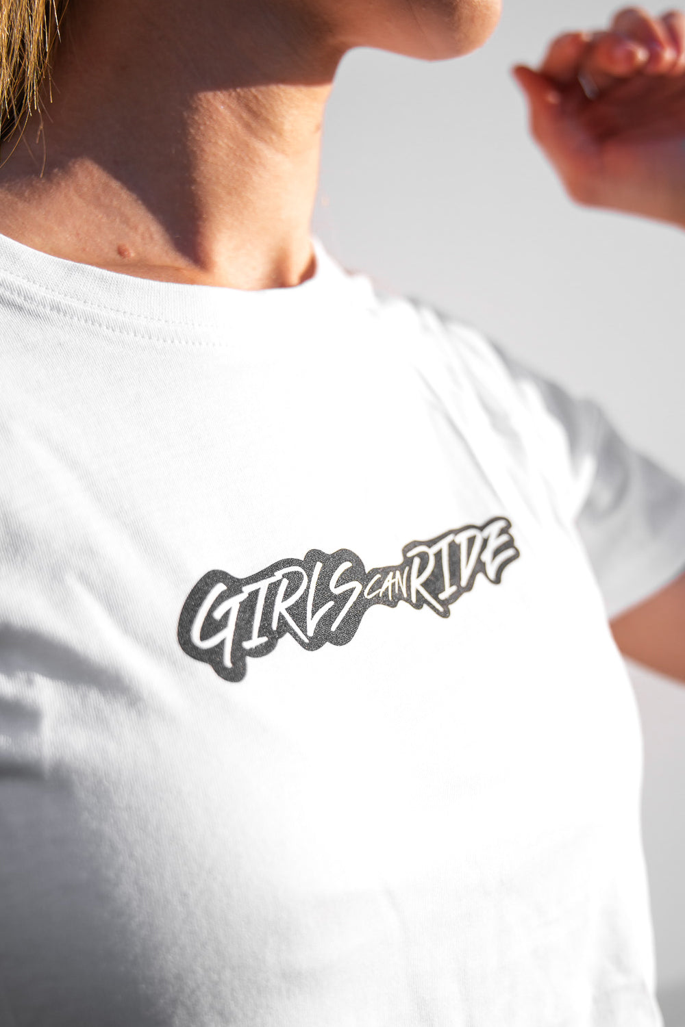 GCR CROP TEE WHITE