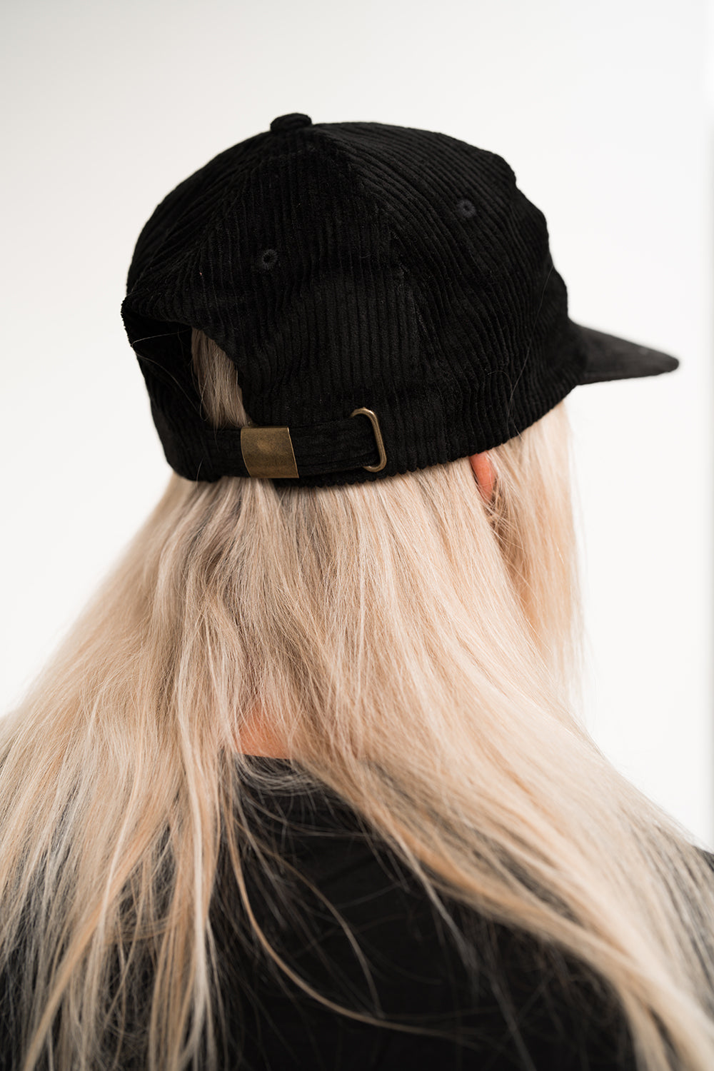 FLAME CORDUROY HAT BLACK