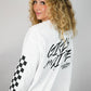 GCR CHECKERED LS TEE