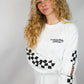 GCR CHECKERED LS TEE