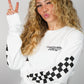 GCR CHECKERED LS TEE