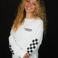 GCR CHECKERED LS TEE