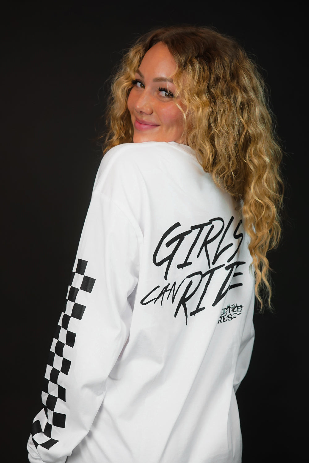 GCR CHECKERED LS TEE