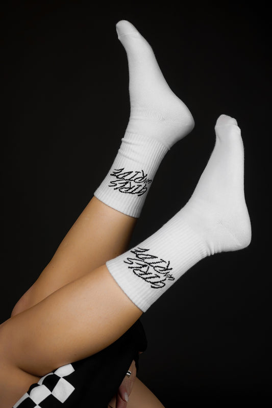 GCR SOCKS WHITE