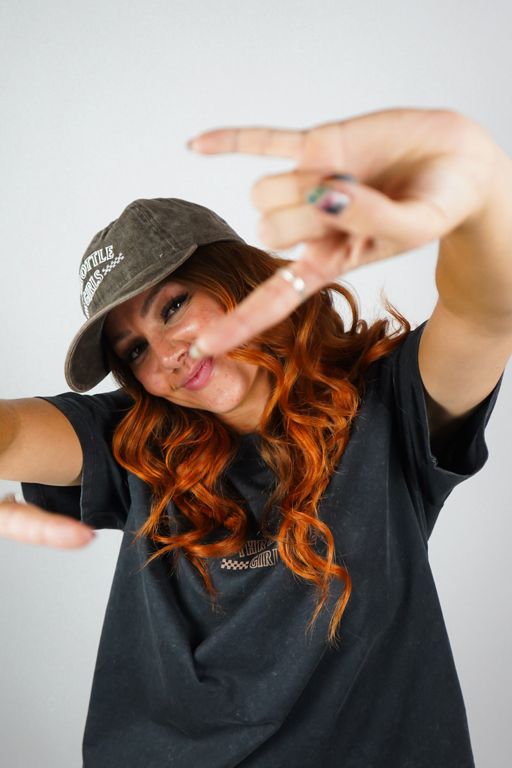 CHASING CHECKERS CAP BROWN