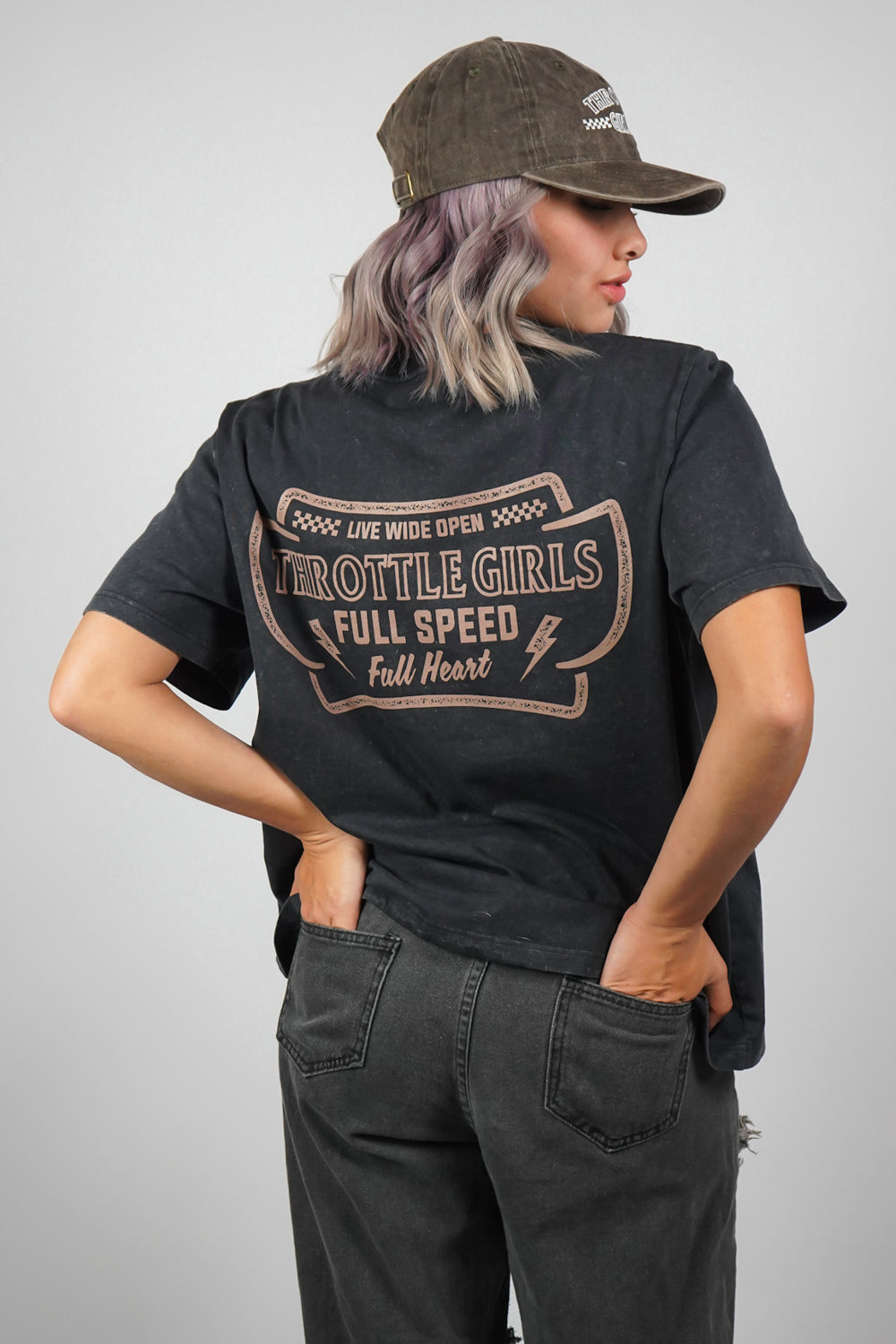 CHASING CHECKERS CAP BROWN