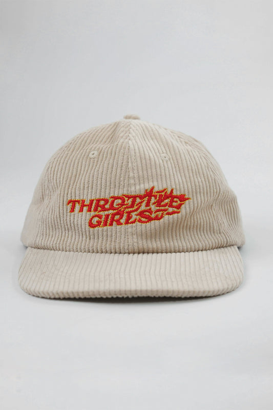 FLAME CORDUROY HAT CREAM