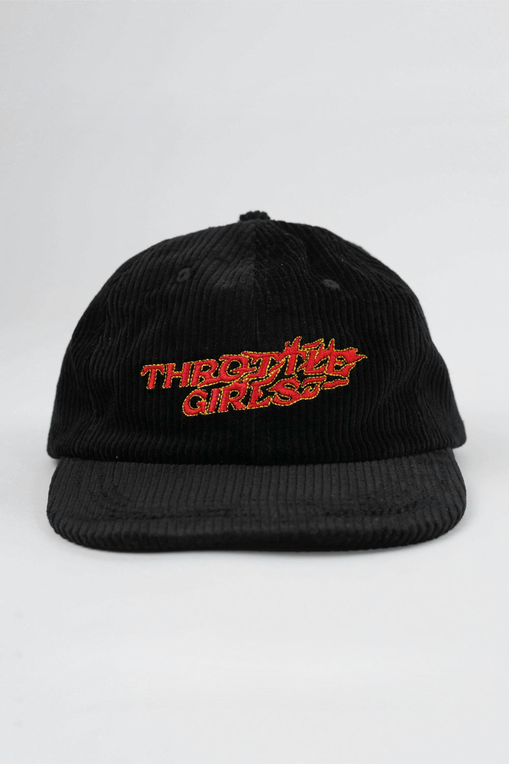 FLAME CORDUROY HAT BLACK