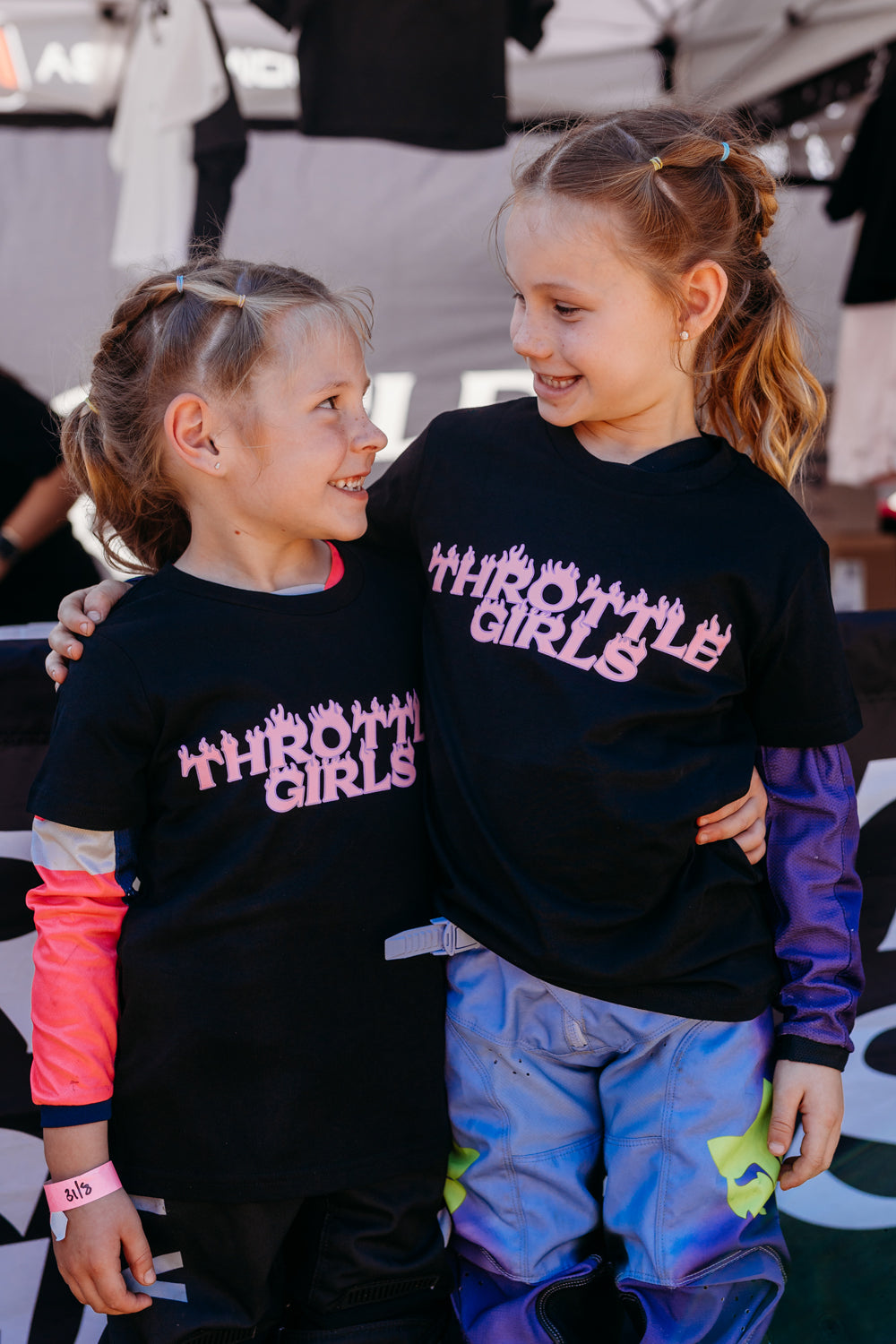 THROTTLE GIRLS KIDS TEE