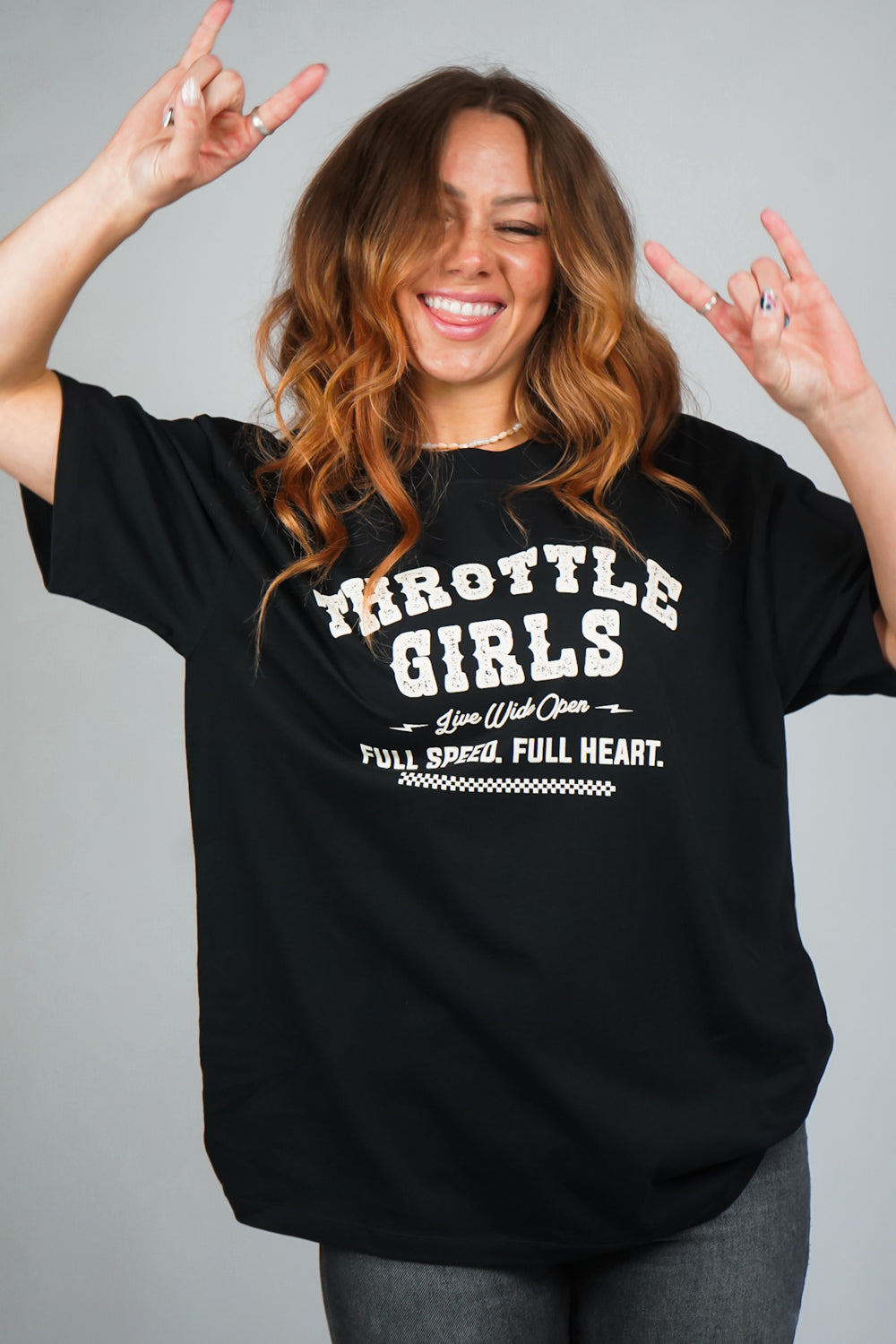 WESTERN TEE - CREAM PRINT