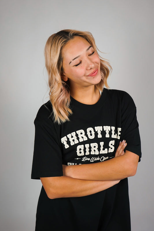 WESTERN TEE - CREAM PRINT