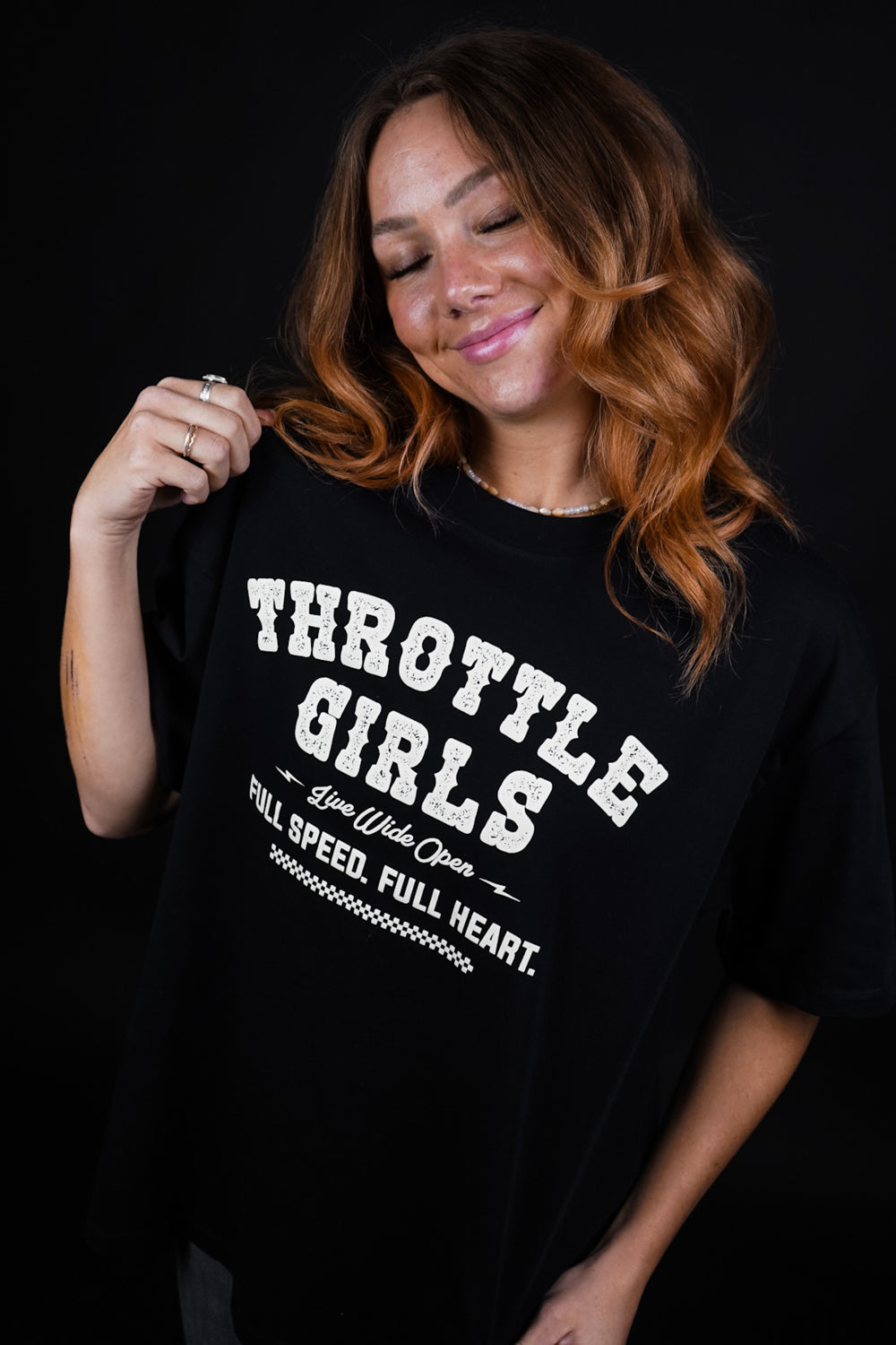 WESTERN TEE - CREAM PRINT