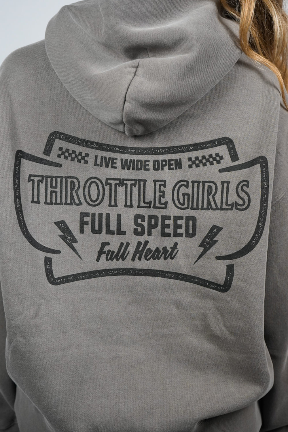FULL SPEED HOODIE FADED GREY